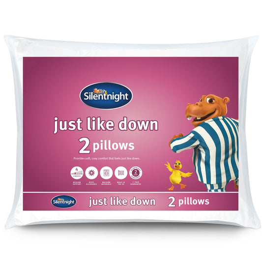 Silentnight Just Like Down Pillow Pair