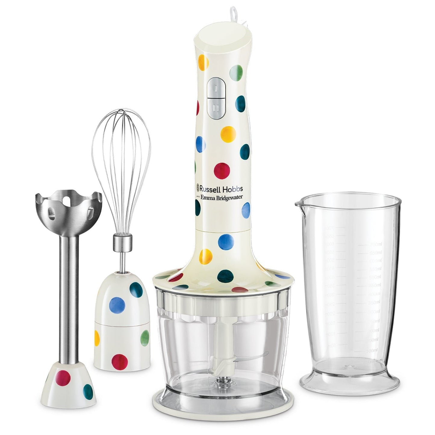 Russell Hobbs Emma Bridgewater 3-in-1 Polka Dot Hand Mixer