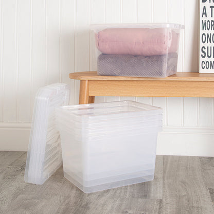 Pack of 5 Wham Crystal 31L Box and Lid