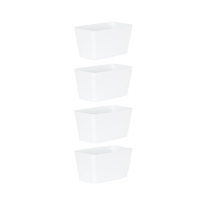 Studio Pack of 4 30cm Ice White Rectangular Trough Cover