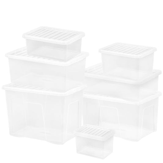 Set of 7 Wham Crystal Multisize Boxes with Lids