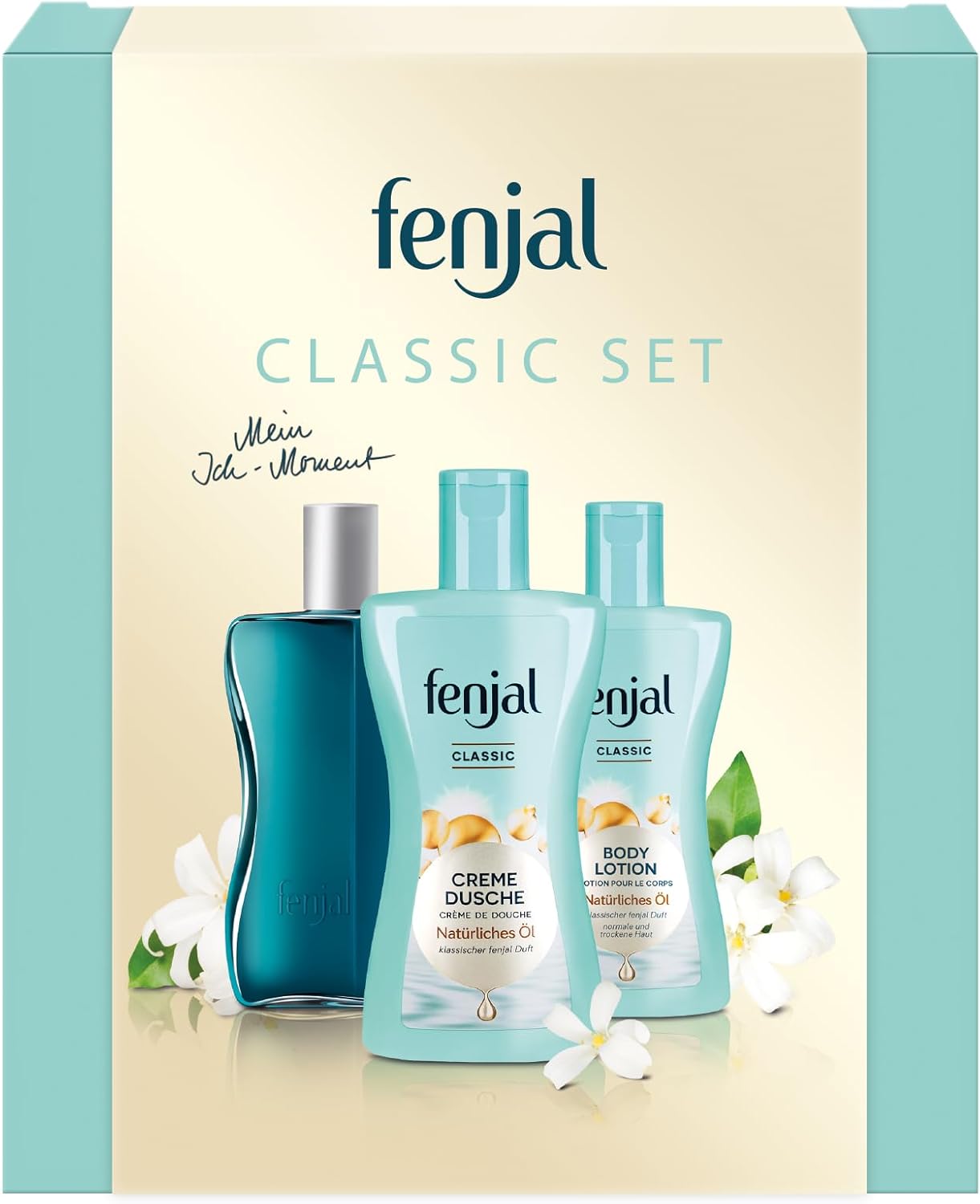 Fenjal Classic Gift Set Cream Shower Oil Bath and Body Lotion 525 ml