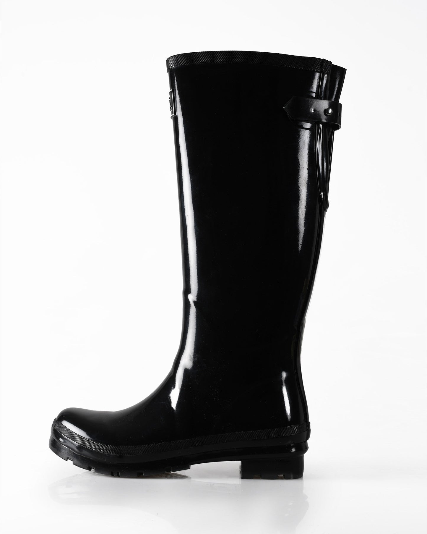Joules Women's Gloss Black Field Wellington Boots