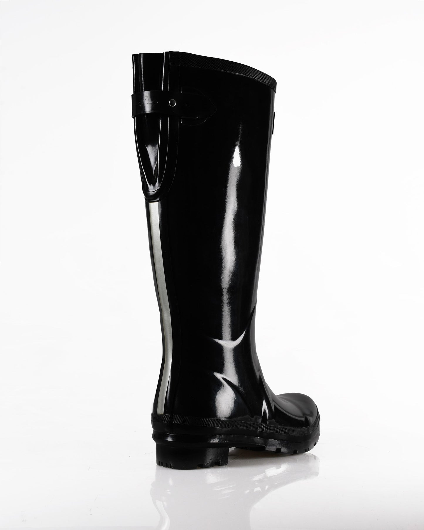 Joules Women's Gloss Black Field Wellington Boots