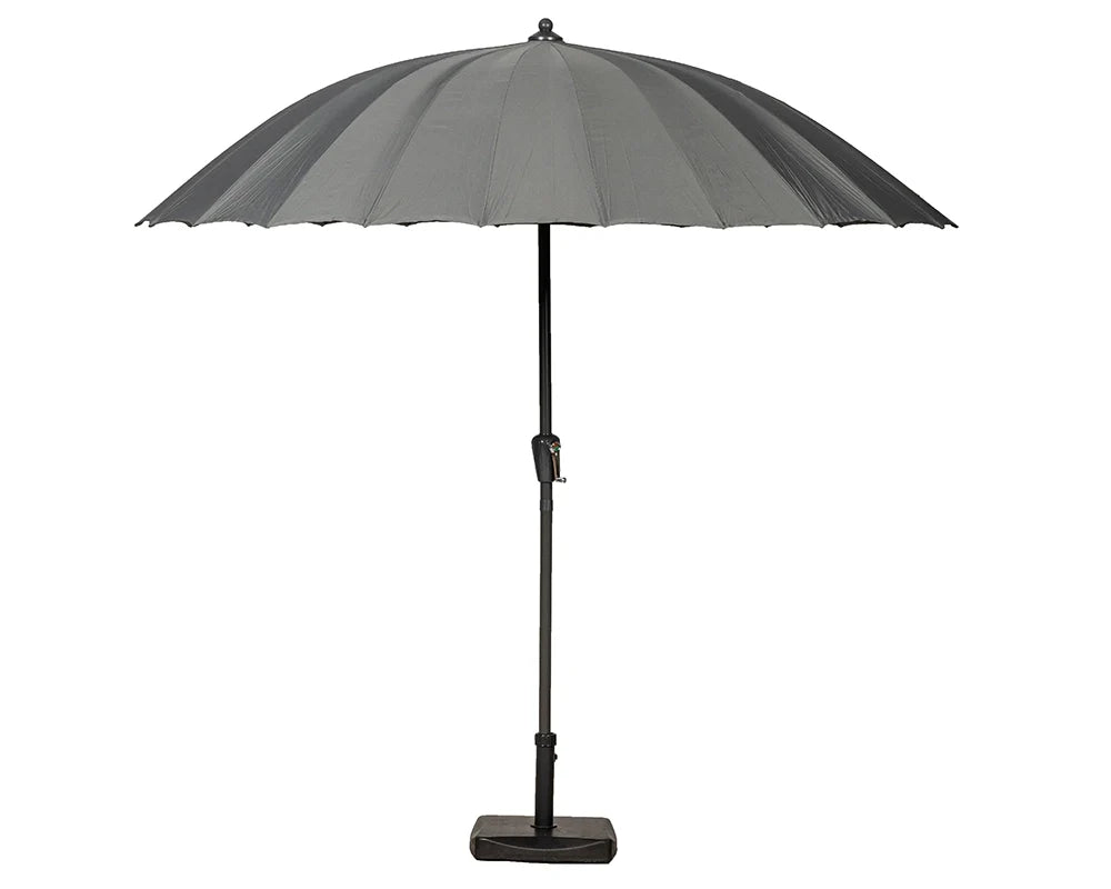 Royalcraft Shanghai Grey 2.7m Crank and Tilt Parasol