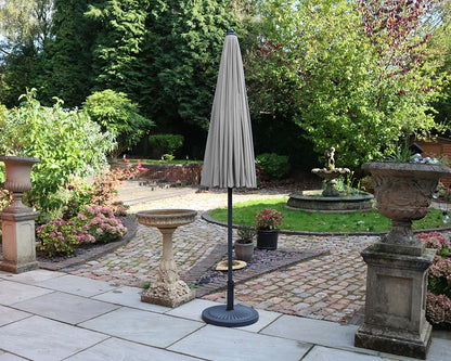 Royalcraft Shanghai Grey 2.7m Crank and Tilt Parasol