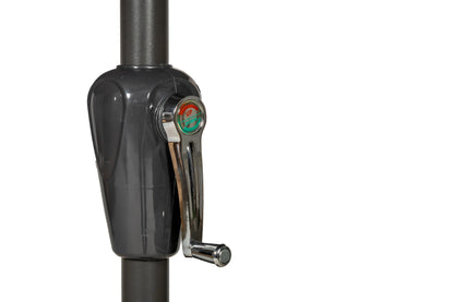 Royalcraft Shanghai Grey 2.7m Crank and Tilt Parasol