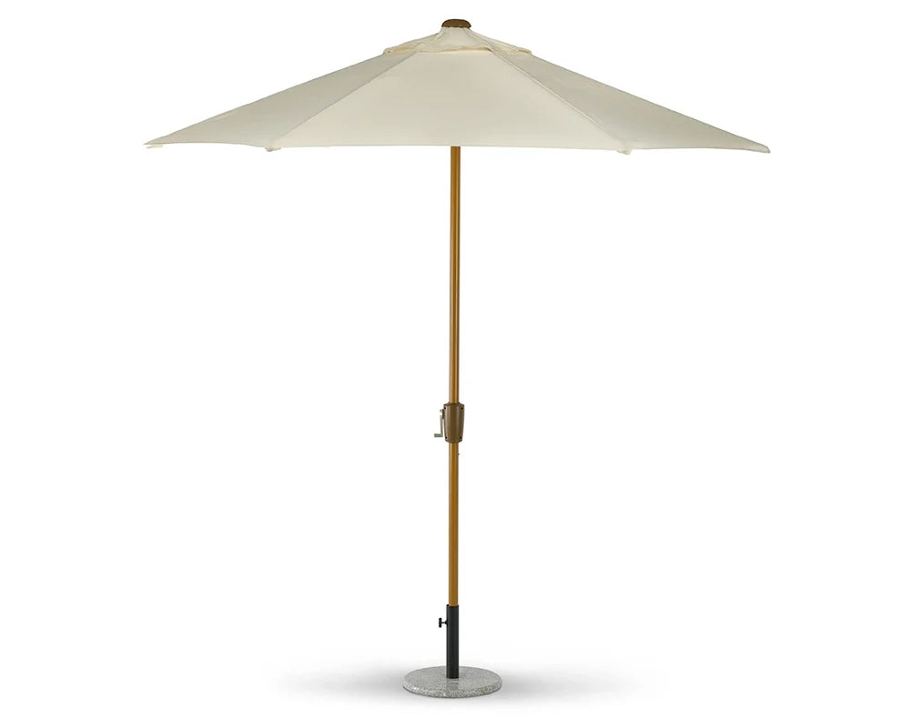 Royalcraft Woodlook 2.5m Ivory Crank and Tilt Parasol