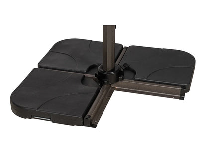 Royalcraft Set of 4 Water Fillable Base for Cross Base Cantilever Parasol