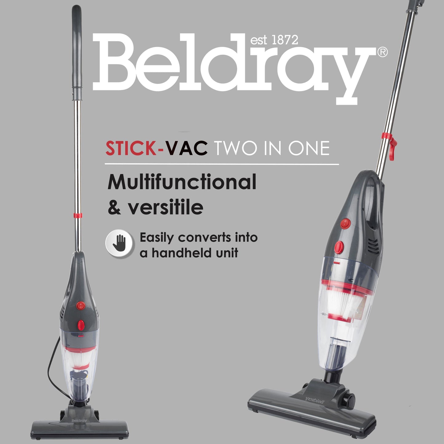 Beldray Corded 2-In-1 Multi Vacuum Cleaner