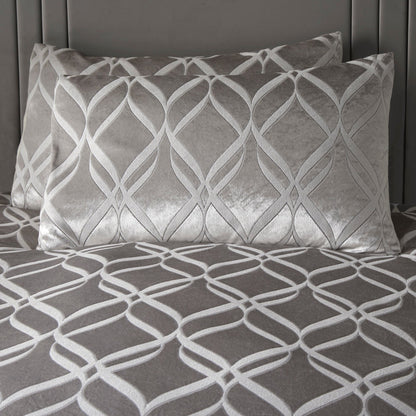 Soiree Belfort Silver Duvet Cover Set
