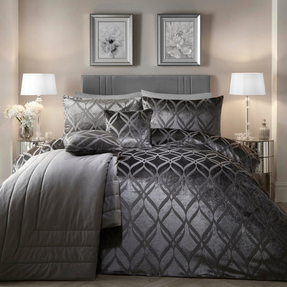 Soiree Belfort Slate Duvet Cover Set