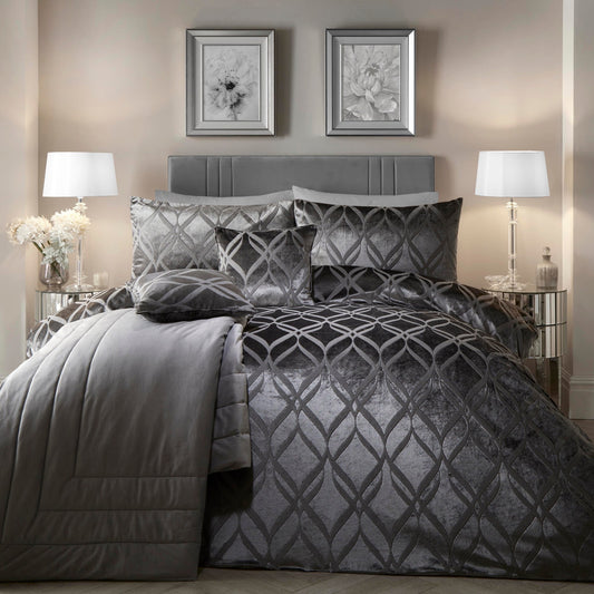 Soiree Belfort Slate Duvet Cover Set