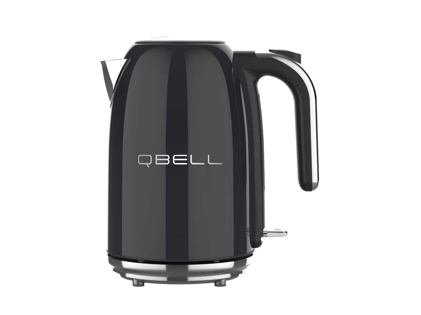 Q Bell Black Kettle and Toaster Set