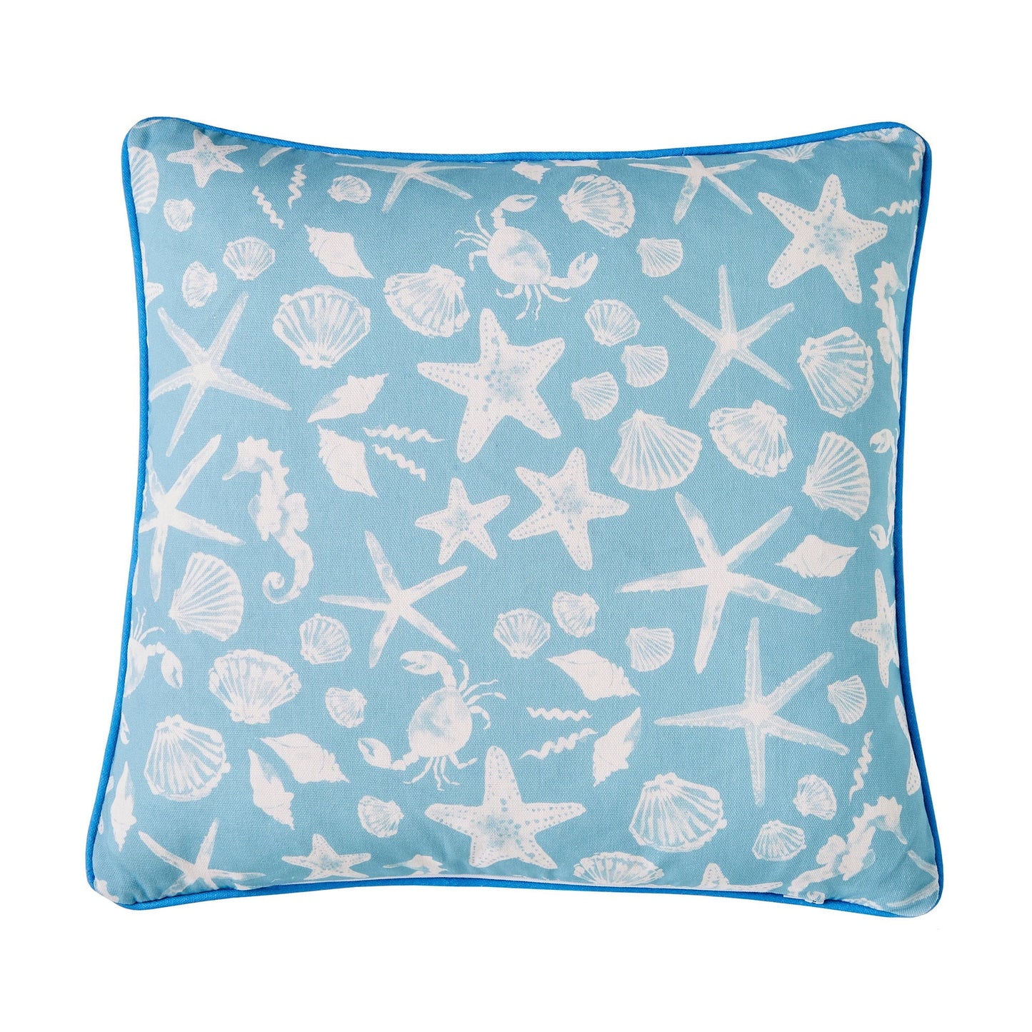 Fusion Sea Foam Crab Outdoor Filled Cushion