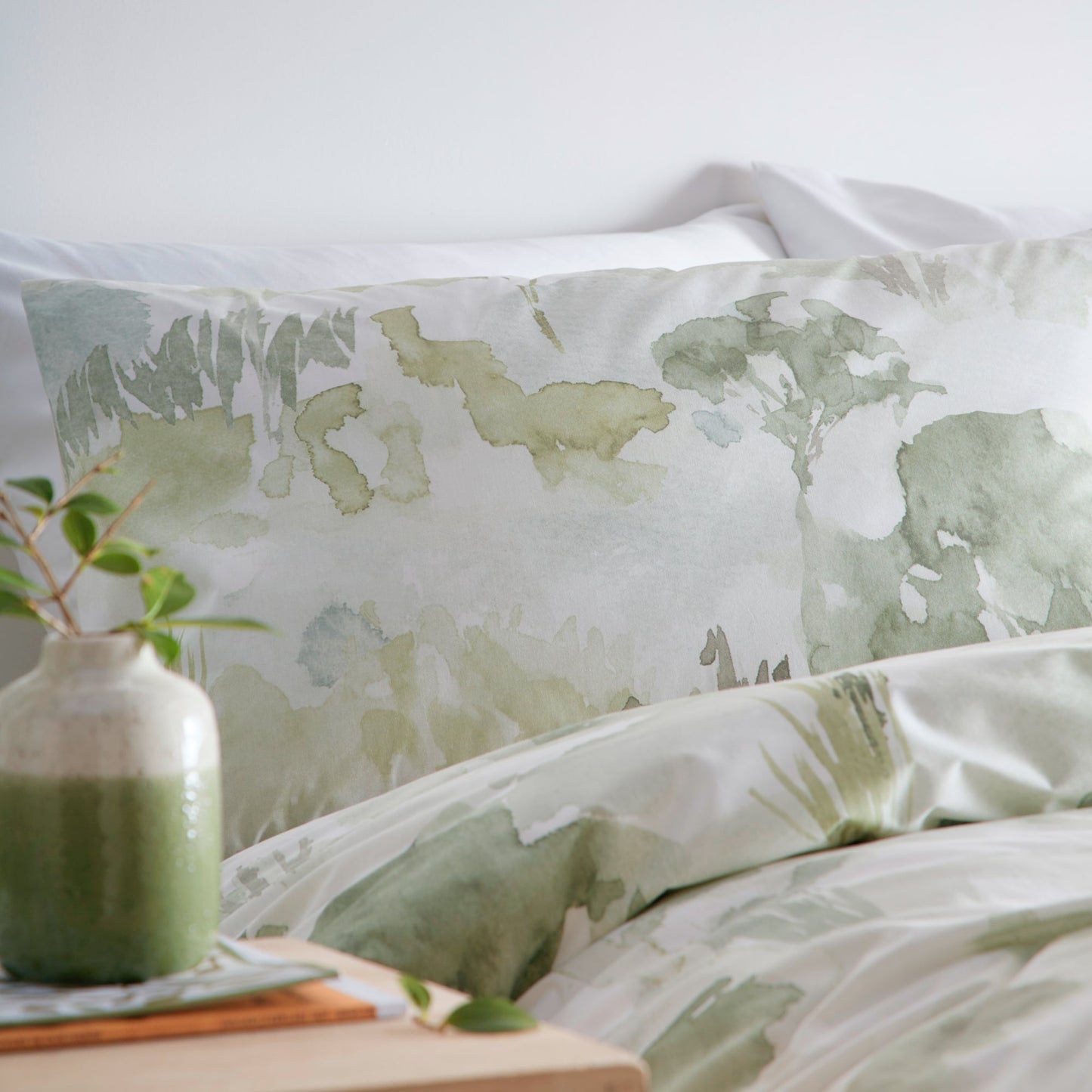 Appletree Loft Edale Green Duvet Cover Set