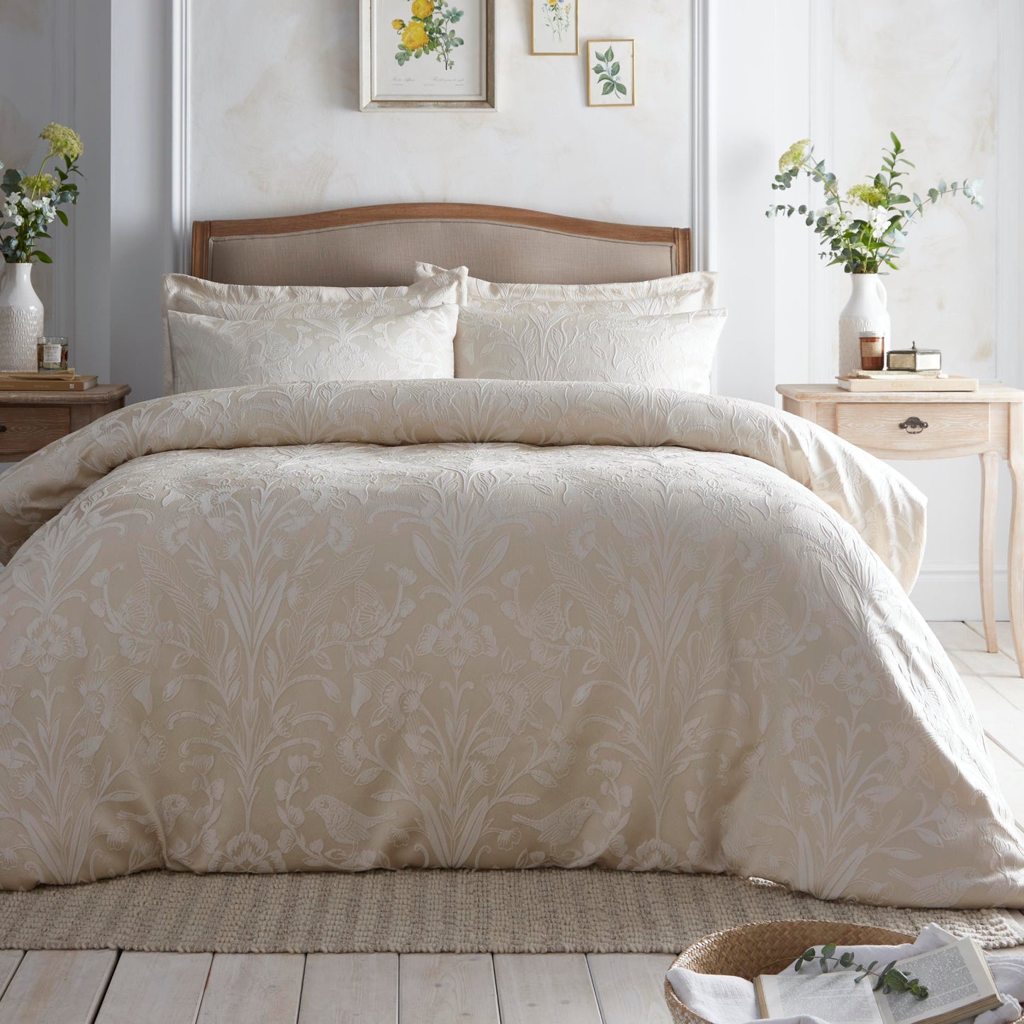 Appletree Heritage Champagne Elysia Duvet Cover Set