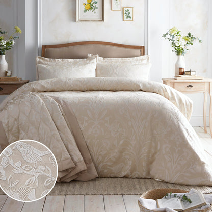Appletree Heritage Champagne Elysia Duvet Cover Set