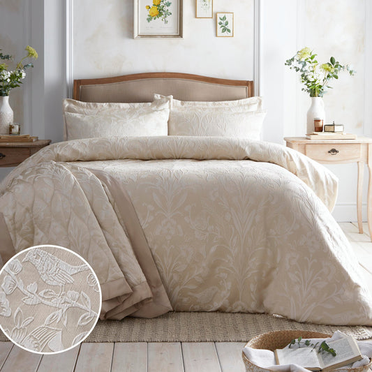 Appletree Heritage Champagne Elysia Duvet Cover Set