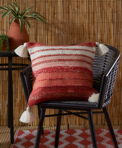 Drift Home Grayson Terracotta Outdoor Filled Cushion