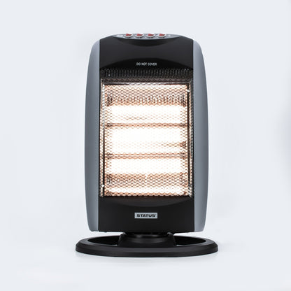 Status Oscillating 1200w Halogen Heater