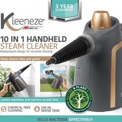 Kleeneze 10-in-1 Handheld Steam Cleaner
