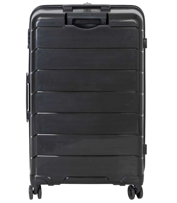 Linea Turin Luggage Black Cabin Case