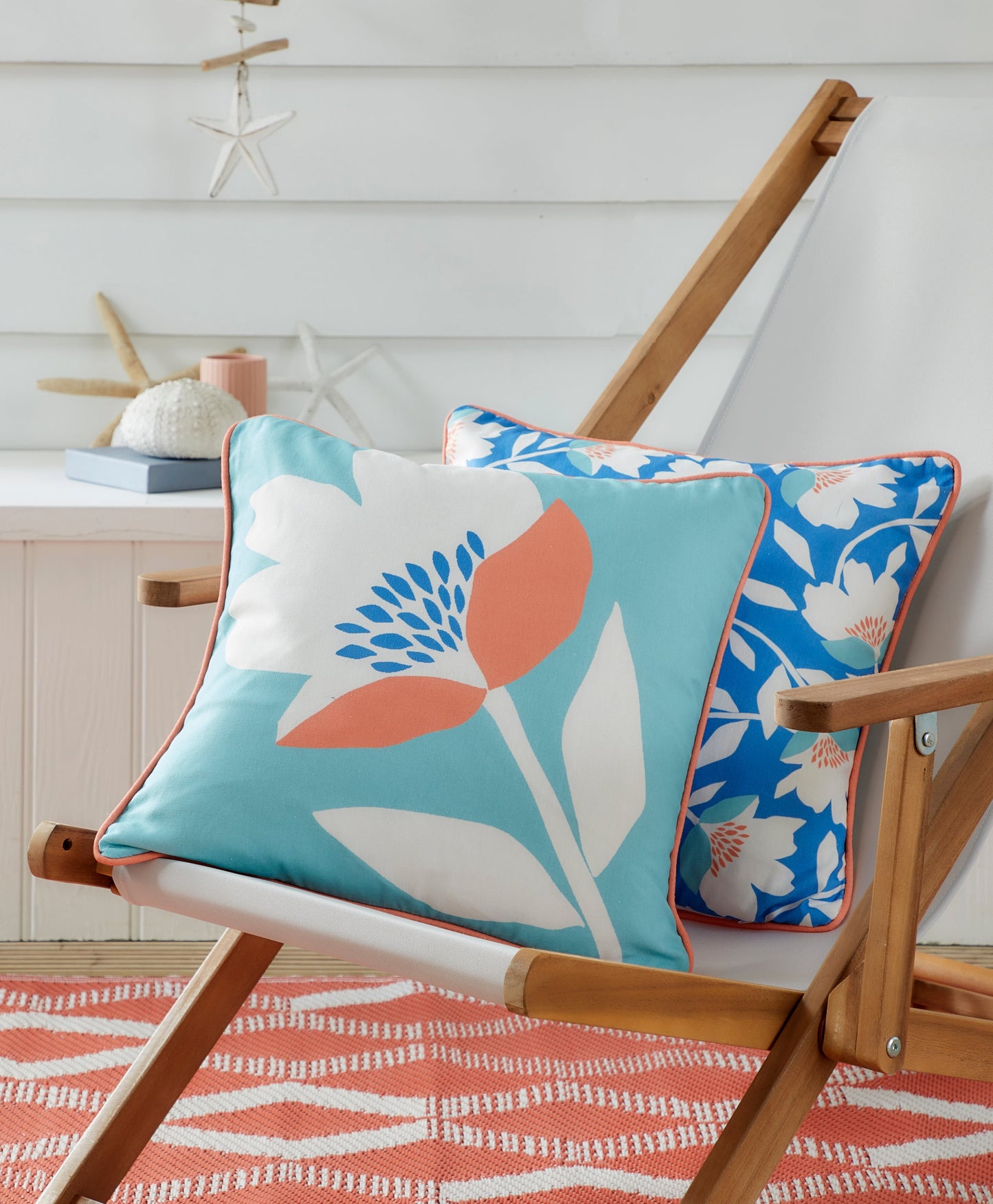 Fusion Luna Outdoor Duck Egg Filled Cushion