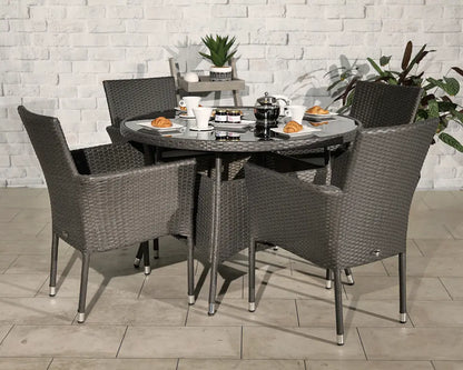 Royalcraft Malaga 4 Seater Fixed Dining Set