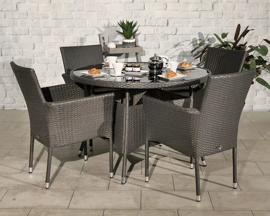 Royalcraft Malaga 4 Seater Fixed Dining Set