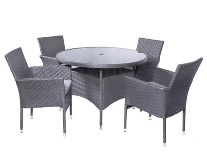 Royalcraft Malaga 4 Seater Fixed Dining Set