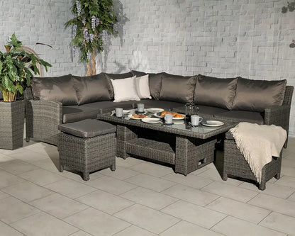 Royalcraft Paris 7 Piece Deluxe Modular Corner Dining Set