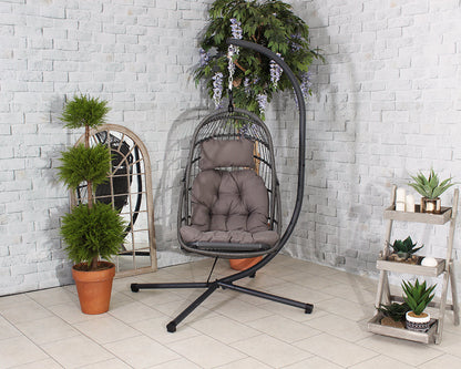 Royalcraft Relaxer Hanging Rattan Pod Chair