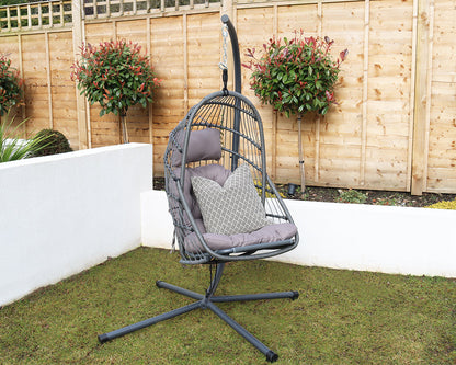Royalcraft Relaxer Hanging Rattan Pod Chair