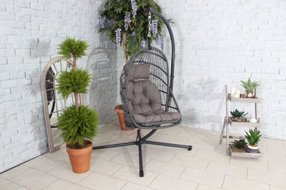 Royalcraft Relaxer Hanging Rattan Pod Chair