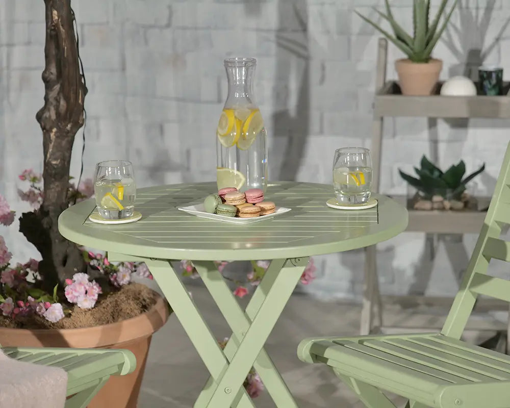 Royalcraft Porto Green Folding Bistro Set