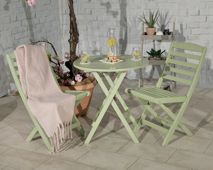 Royalcraft Porto Green Folding Bistro Set
