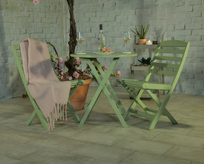 Royalcraft Porto Green Folding Bistro Set