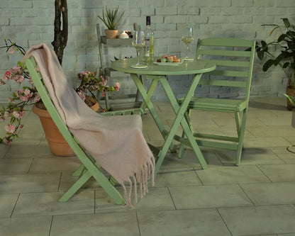 Royalcraft Porto Green Folding Bistro Set