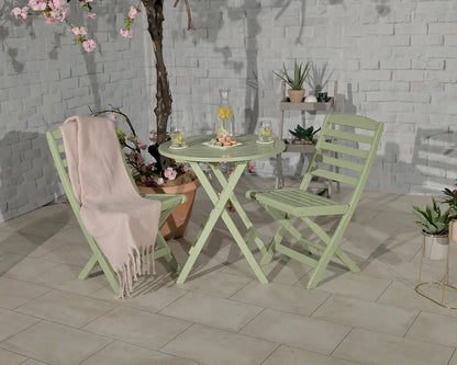 Royalcraft Porto Green Folding Bistro Set
