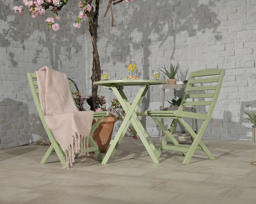 Royalcraft Porto Green Folding Bistro Set