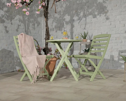 Royalcraft Porto Green Folding Bistro Set
