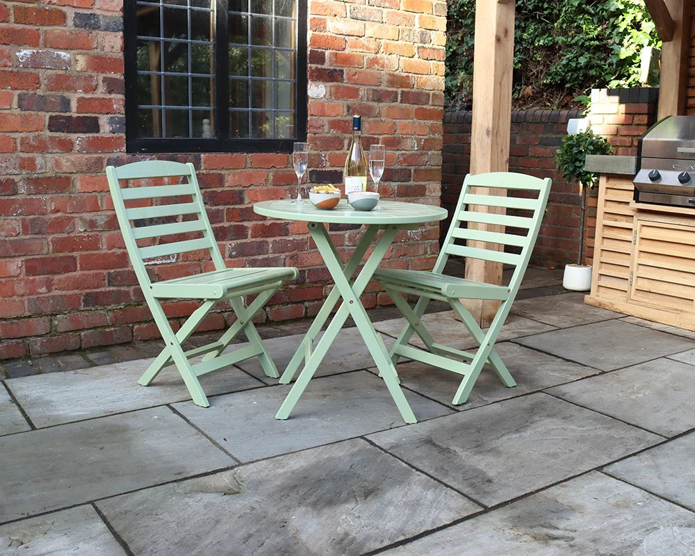Royalcraft Porto Green Folding Bistro Set