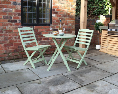 Royalcraft Porto Green Folding Bistro Set