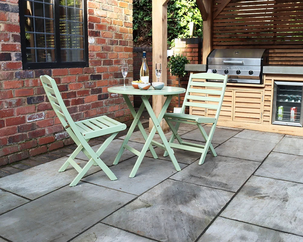 Royalcraft Porto Green Folding Bistro Set