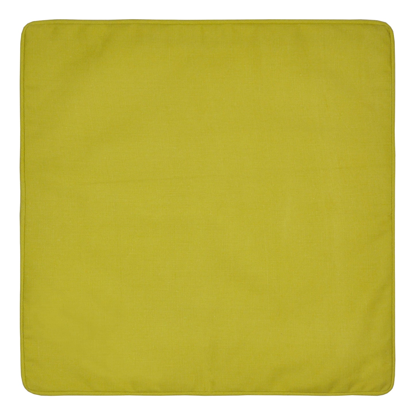 Fusion Plain Dye Ochre Filled Outdoor Cushion