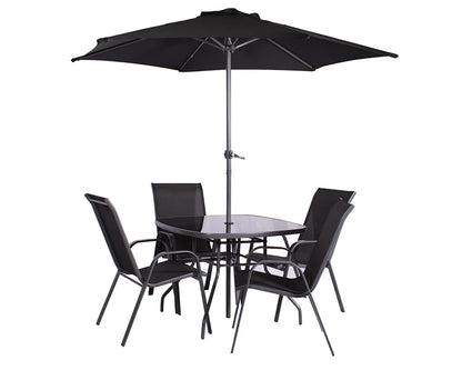 Royalcraft Rio 4 Seater Stacking Dining Set