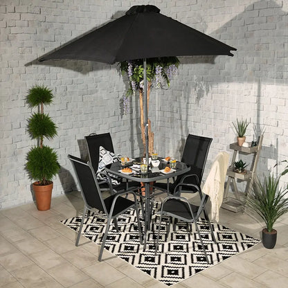 Royalcraft Rio 4 Seater Stacking Dining Set