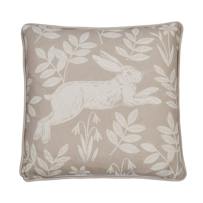 Dreams & Drapes Design Spring Rabbit Duck Egg Outdoor Filled Cushion
