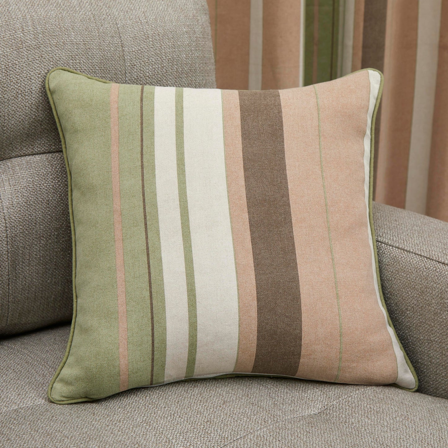 Fusion Whitworth Green Cushion Cover